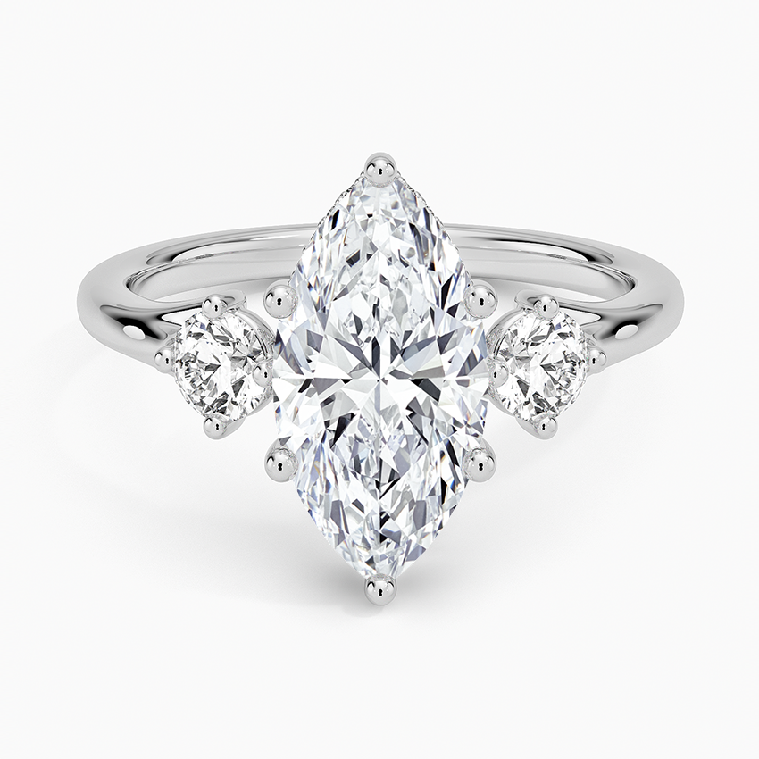 Luxe Floating Three Stone Diamond Ring (1/3 ct. tw.)
