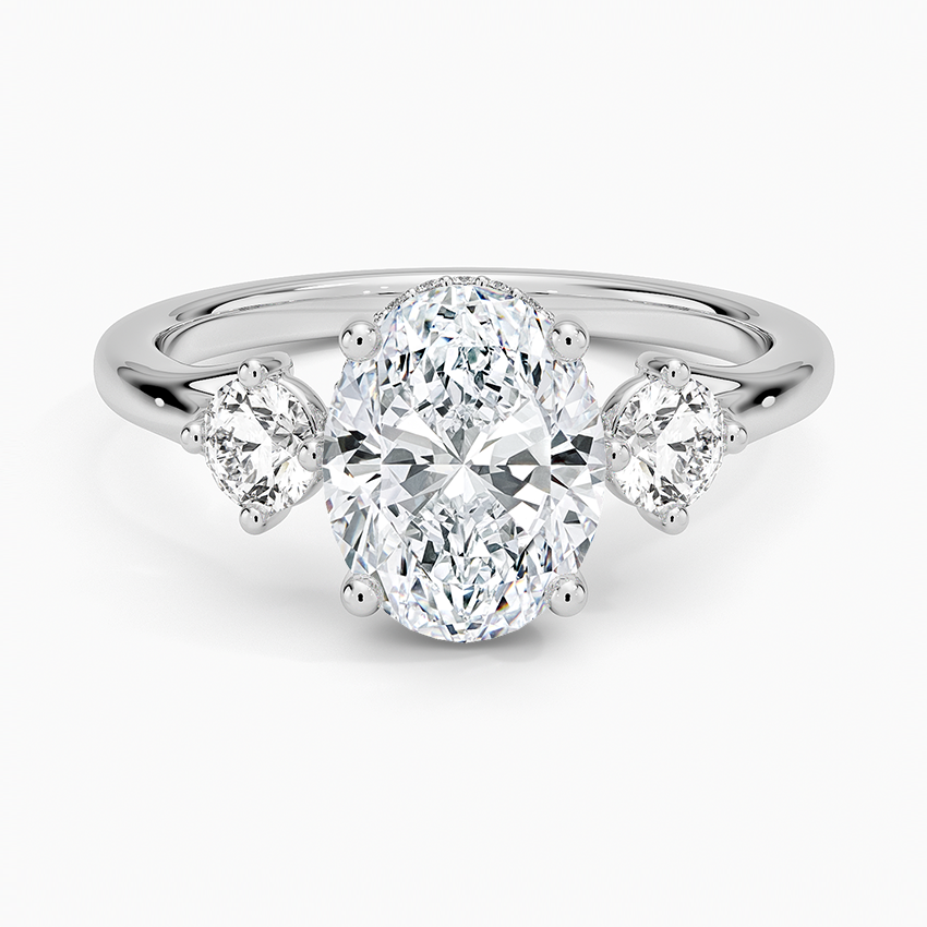 Luxe Floating Three Stone Diamond Ring (1/3 ct. tw.)