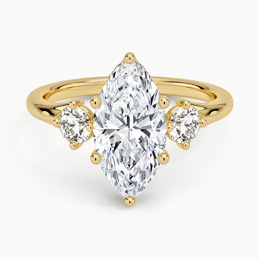 Luxe Floating Three Stone Diamond Ring (1/3 ct. tw.)