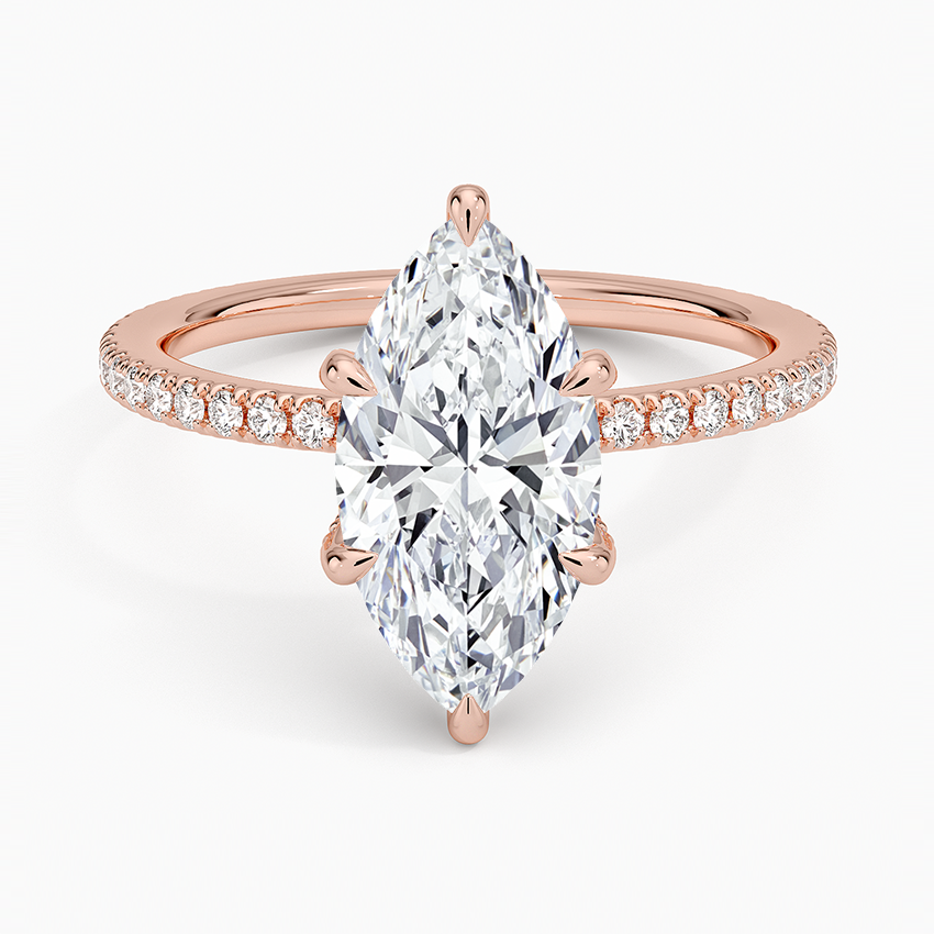 Viviana Three-Quarter Coverage Diamond Ring