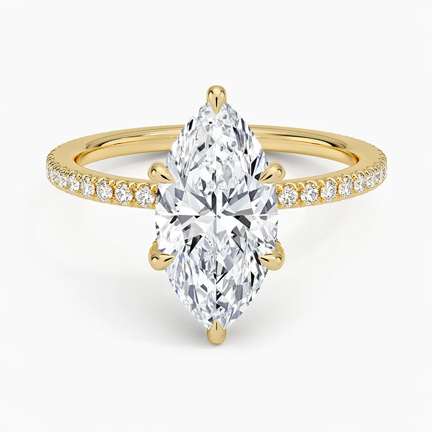 Viviana Three-Quarter Coverage Diamond Ring