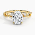 Petite Twisted Willow Diamond Ring
