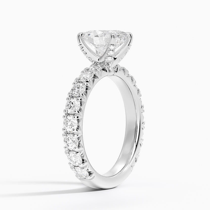 Ellora Three-Quarter Coverage Diamond Ring