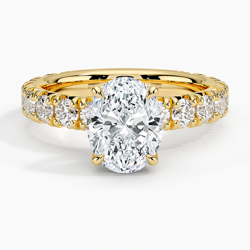 Ellora Three-Quarter Coverage Diamond Ring