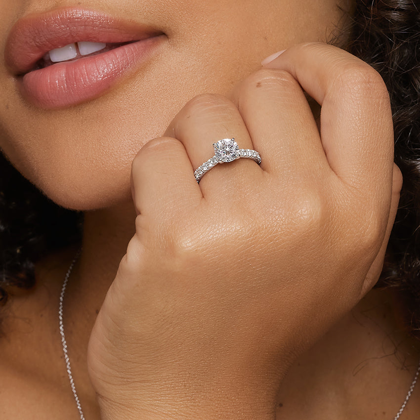 Sienna Half Coverage Diamond Ring