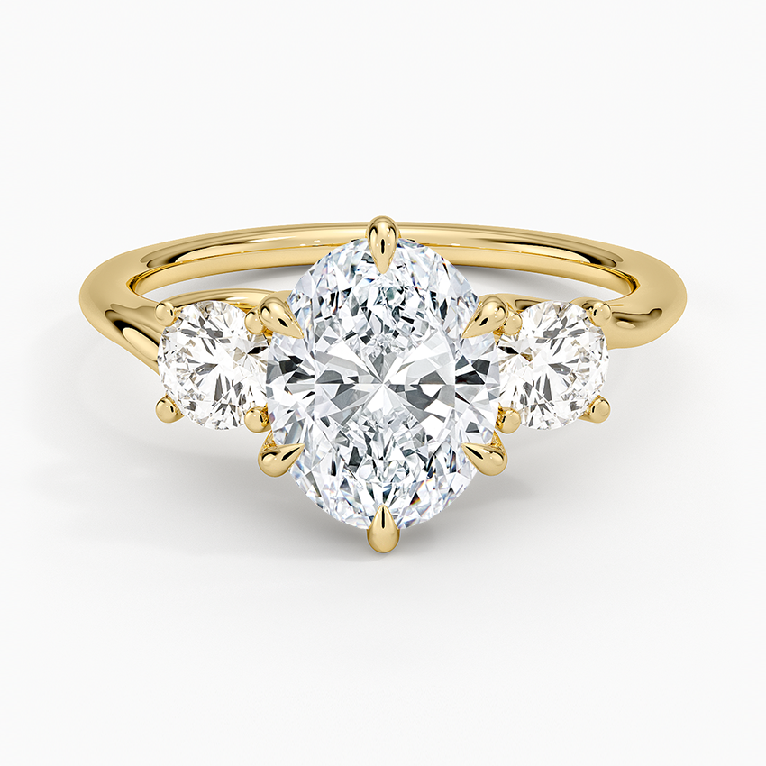 Luxe Delilah Three Stone Diamond Ring