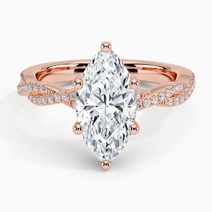 Adorned Luxe Petite Twisted Vine Diamond Ring