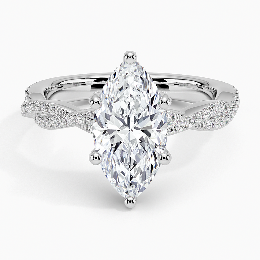 Adorned Luxe Petite Twisted Vine Diamond Ring