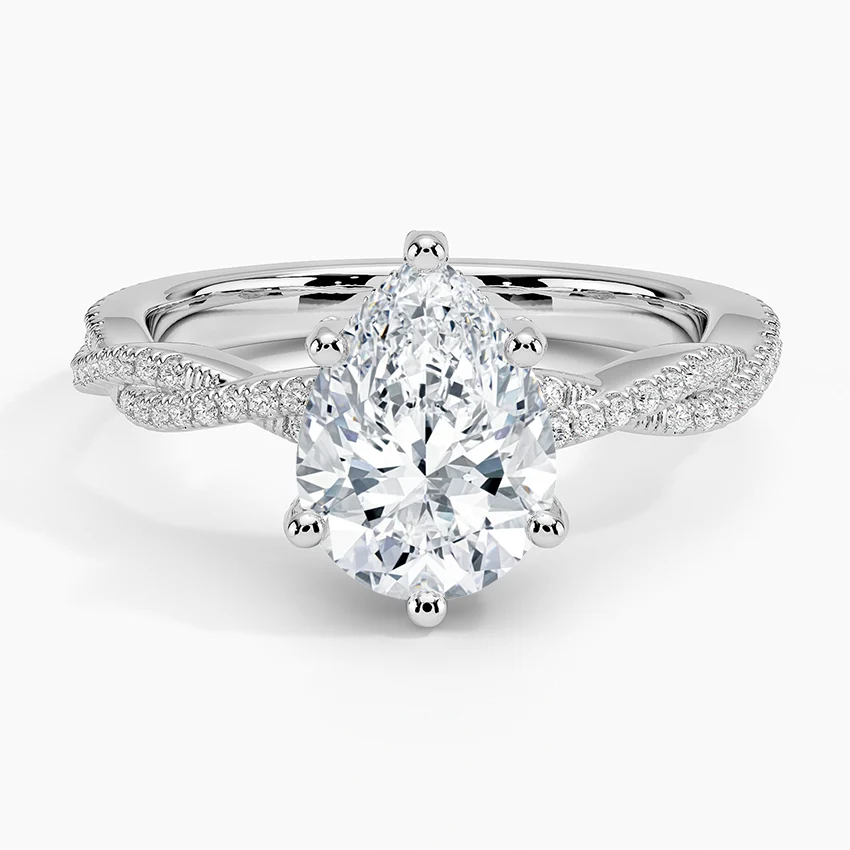 Adorned Luxe Petite Twisted Vine Diamond Ring