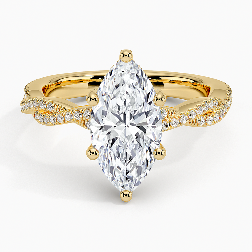 Adorned Luxe Petite Twisted Vine Diamond Ring