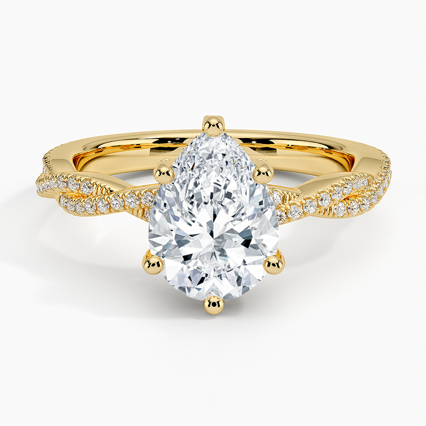 Adorned Luxe Petite Twisted Vine Diamond Ring