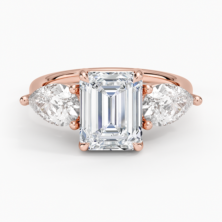 Luxe Opera Three Stone Diamond Ring