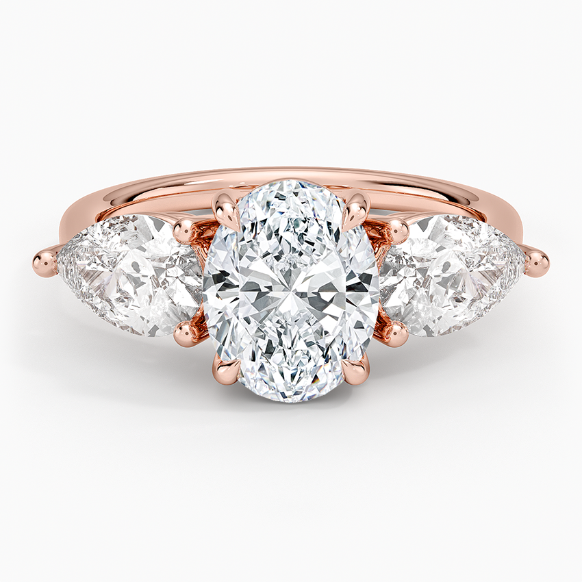 Luxe Opera Three Stone Diamond Ring