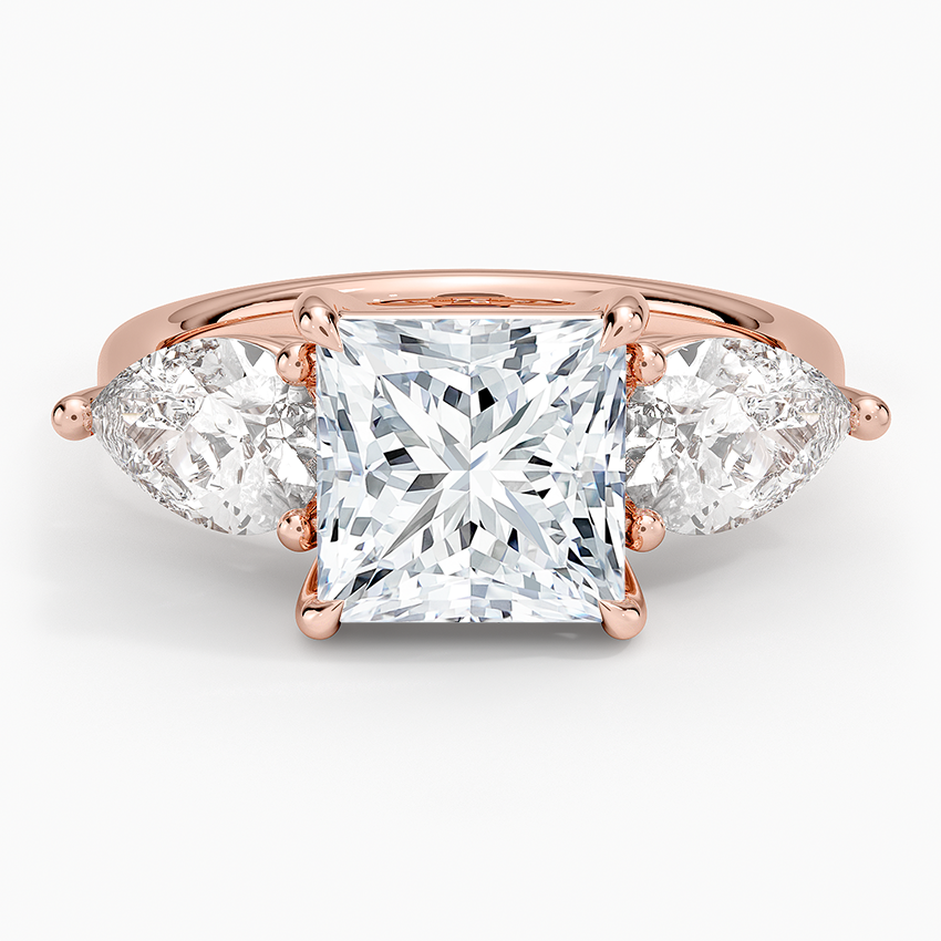 Luxe Opera Three Stone Diamond Ring