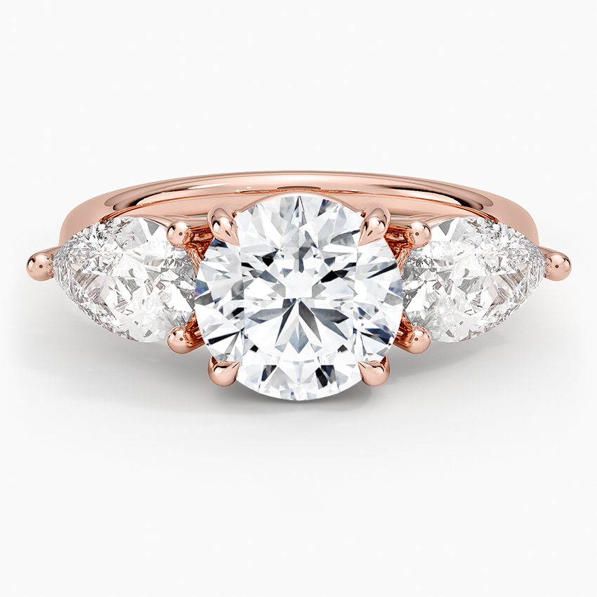 Luxe Opera Three Stone Diamond Ring