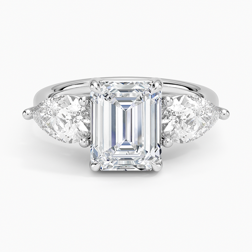 Luxe Opera Three Stone Diamond Ring