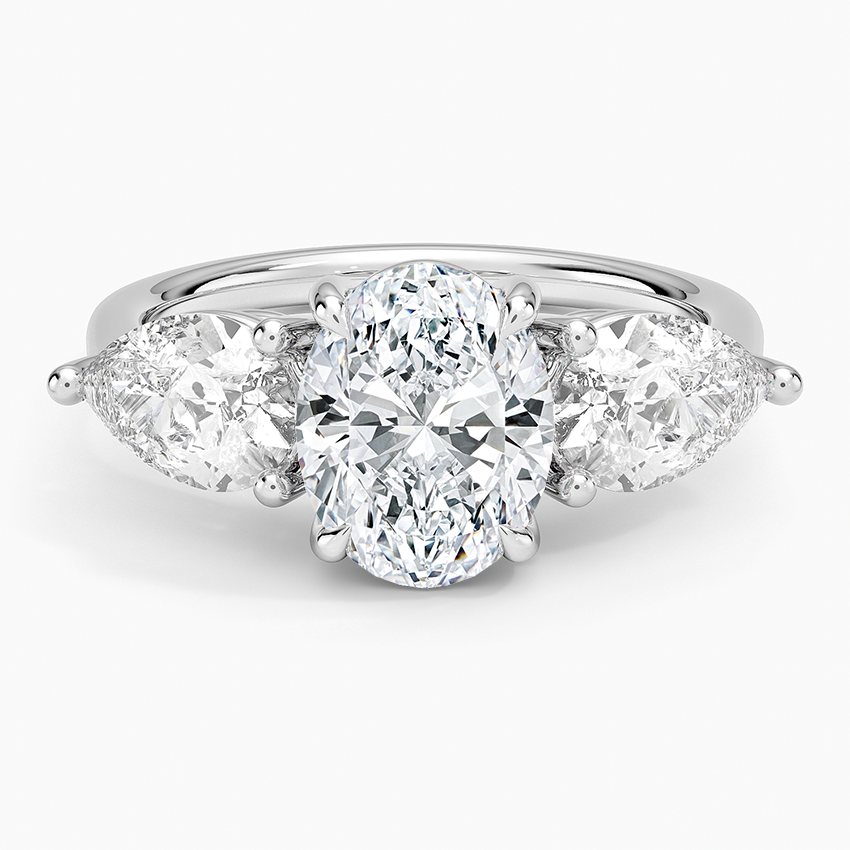 Luxe Opera Three Stone Diamond Ring