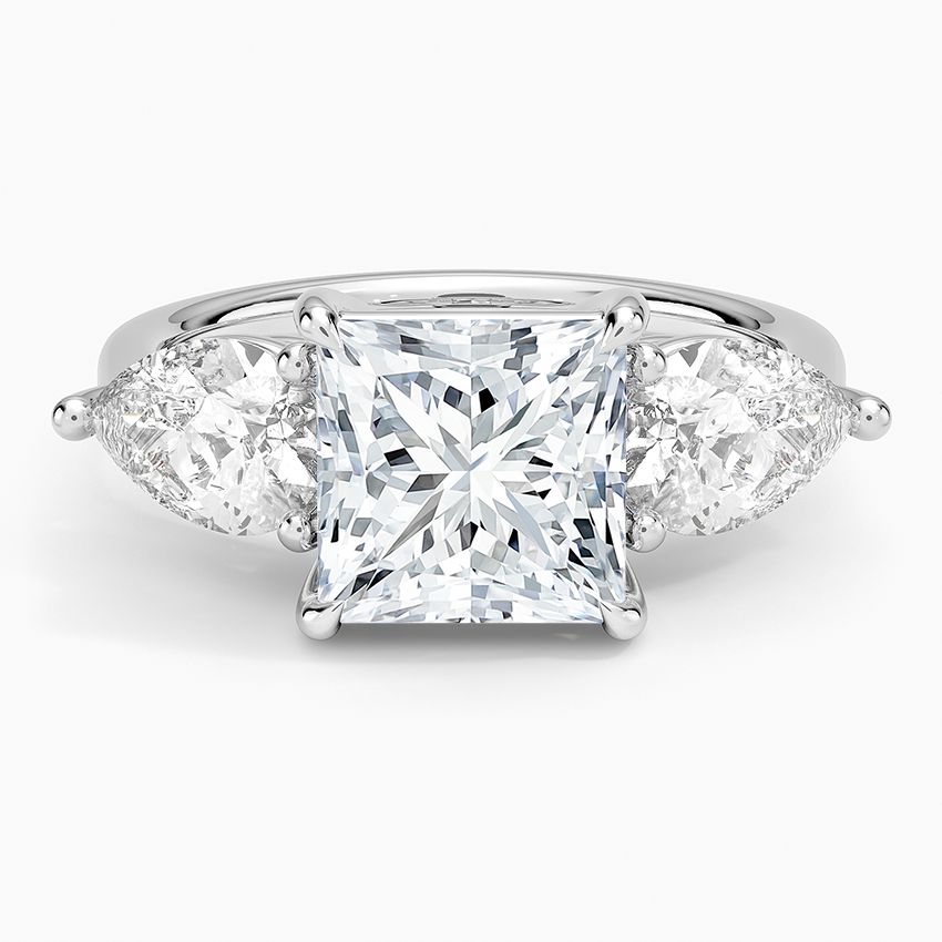 Luxe Opera Three Stone Diamond Ring