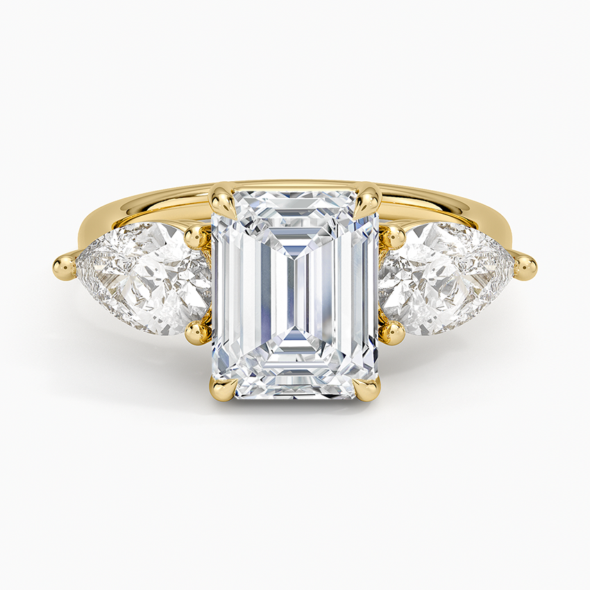 Luxe Opera Three Stone Diamond Ring