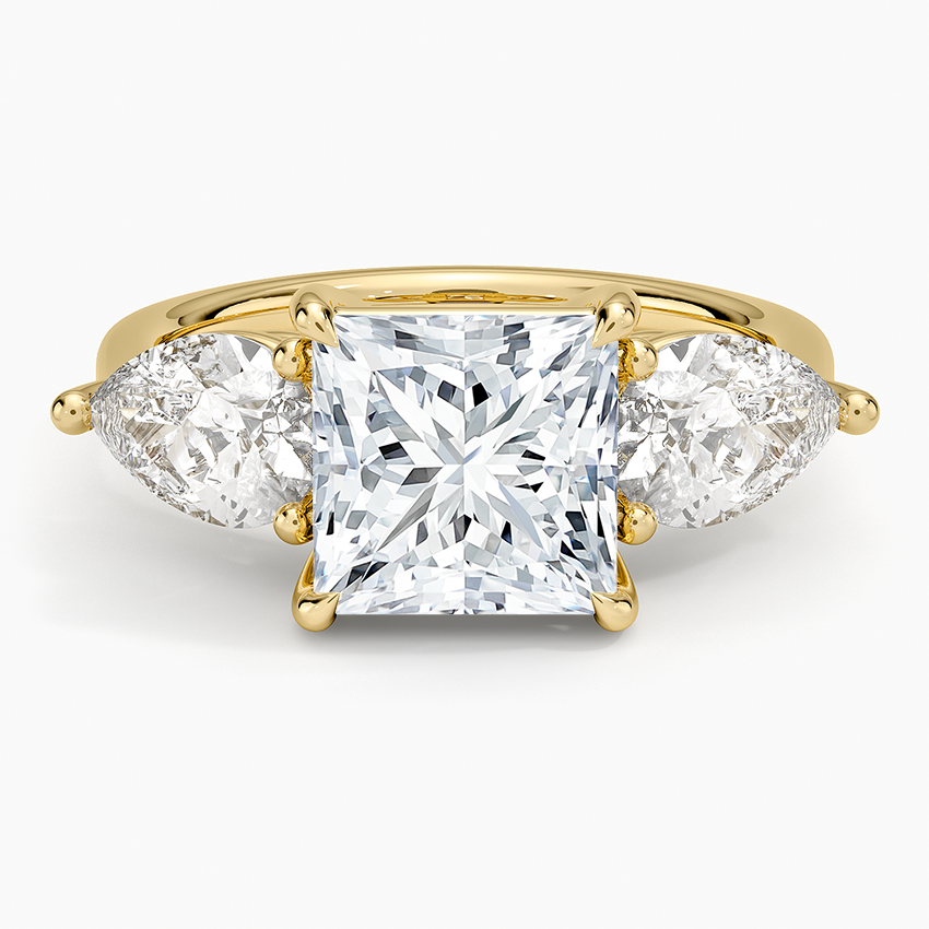 Luxe Opera Three Stone Diamond Ring