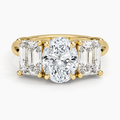 Luxe Rhiannon Three Stone Diamond Ring (1 1/10 ct. tw.)