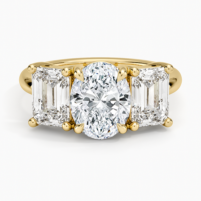 Luxe Rhiannon Three Stone Diamond Ring (1 1/10 ct. tw.)