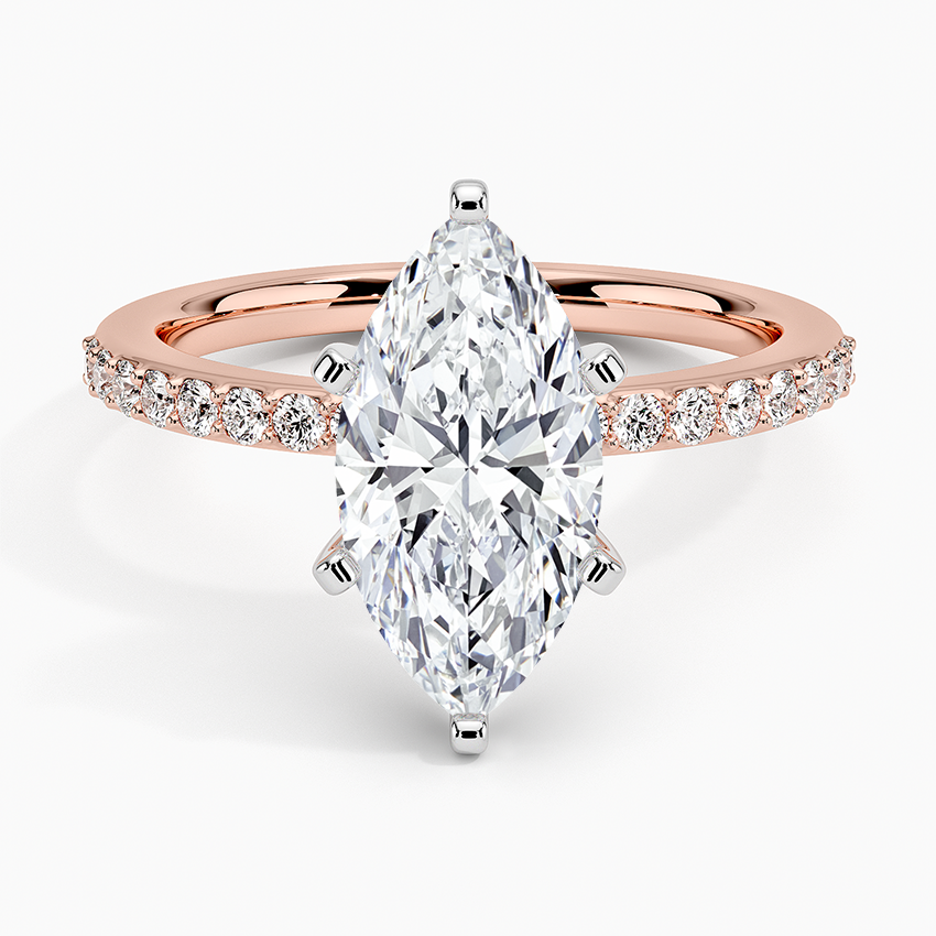 Six Prong Petite Shared Prong Diamond Ring (1/5 ct. tw.)
