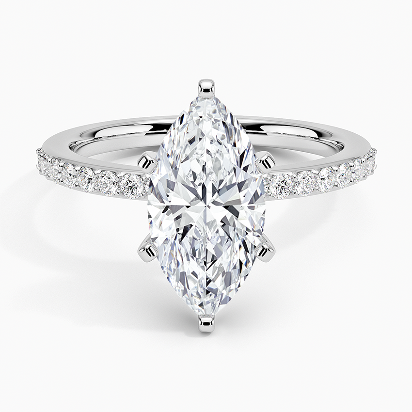 Six Prong Petite Shared Prong Diamond Ring (1/5 ct. tw.)