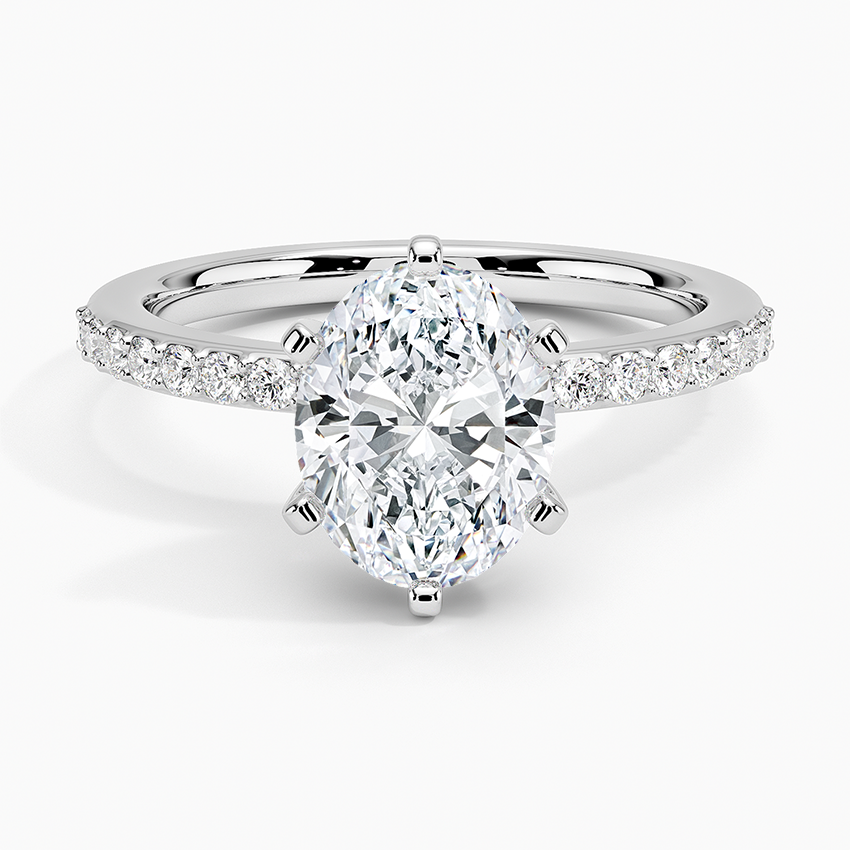 Six Prong Petite Shared Prong Diamond Ring (1/5 ct. tw.)