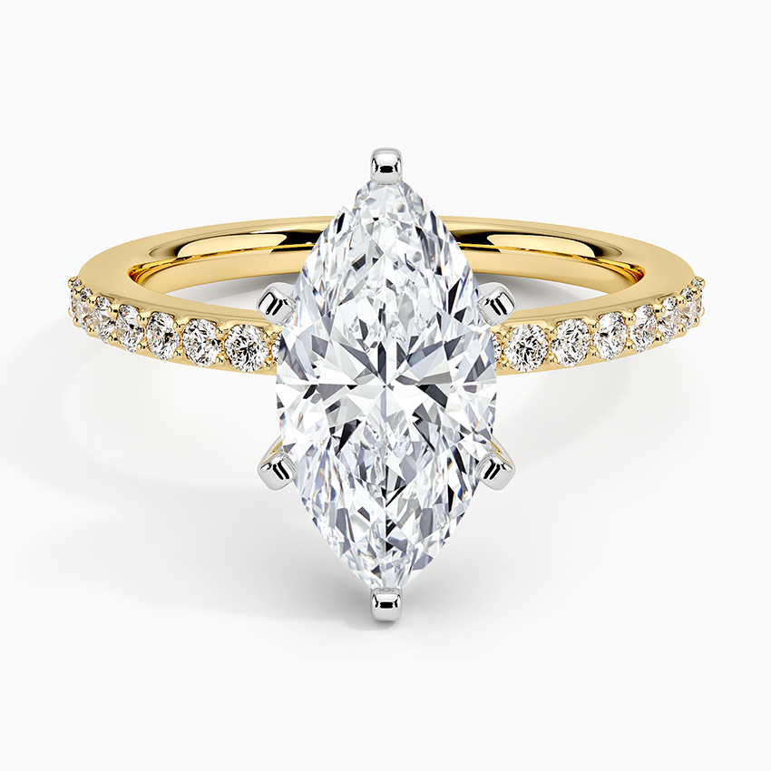Six Prong Petite Shared Prong Diamond Ring (1/5 ct. tw.)