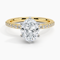 Six Prong Petite Shared Prong Diamond Ring (1/5 ct. tw.)