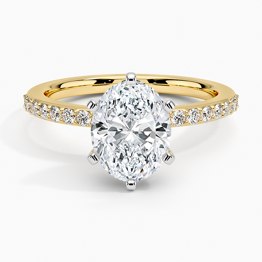 Six Prong Petite Shared Prong Diamond Ring (1/5 ct. tw.)