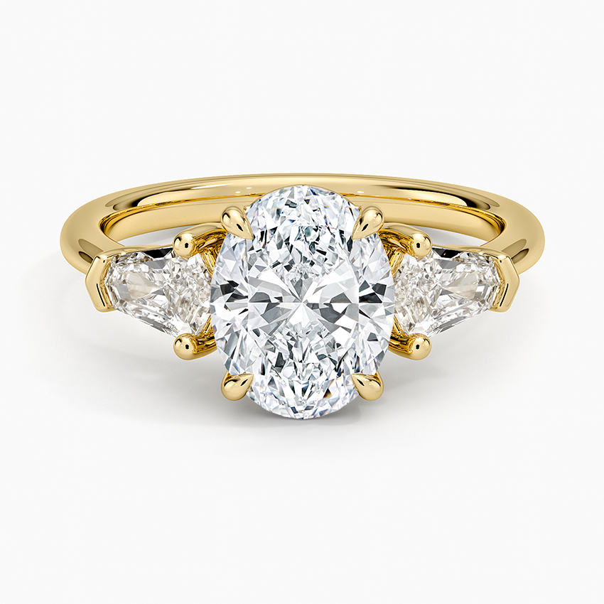 Shield Cut Three Stone Diamond Ring (1/2 ct. tw.)