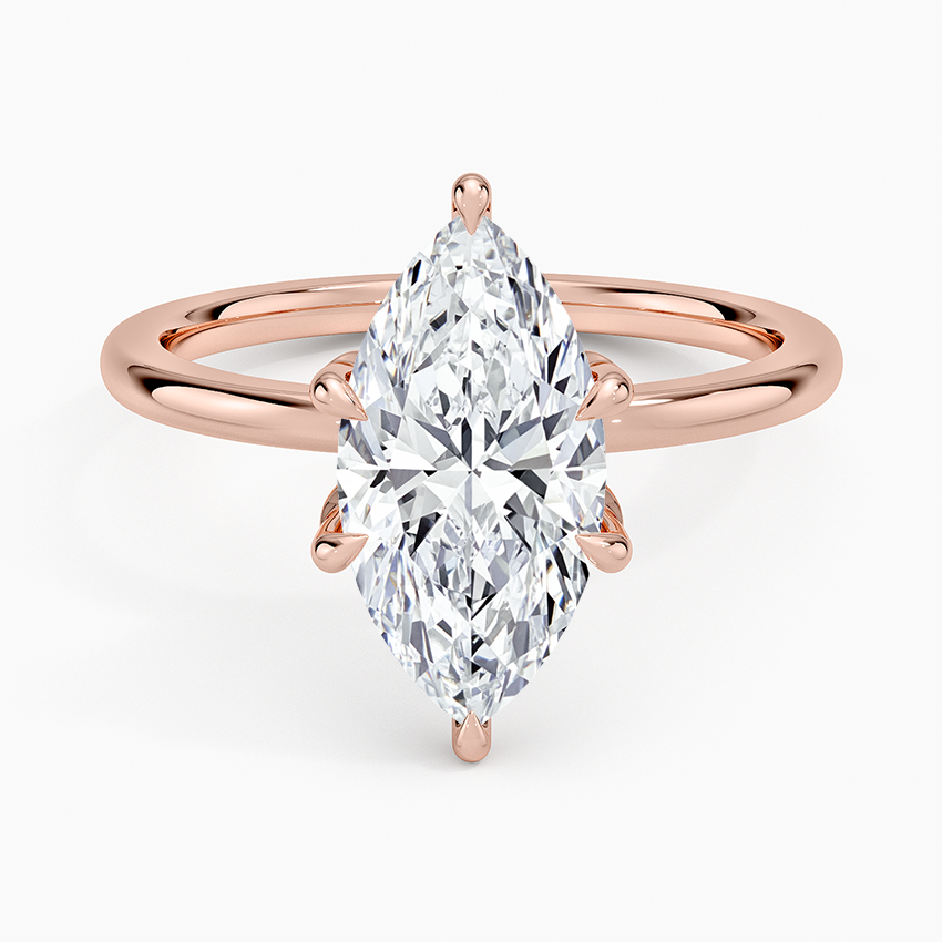 Petal Six Prong Diamond Ring