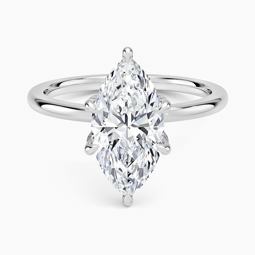 Petal Six Prong Diamond Ring