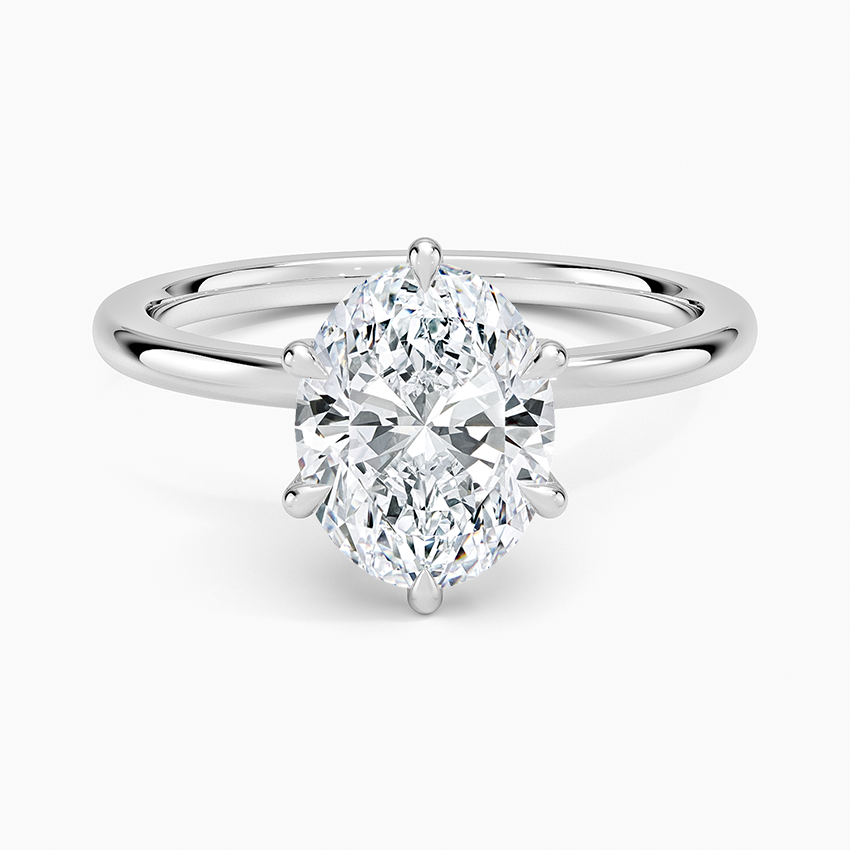 Petal Six Prong Diamond Ring