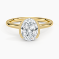 Annika Semi-Bezel Solitaire Ring