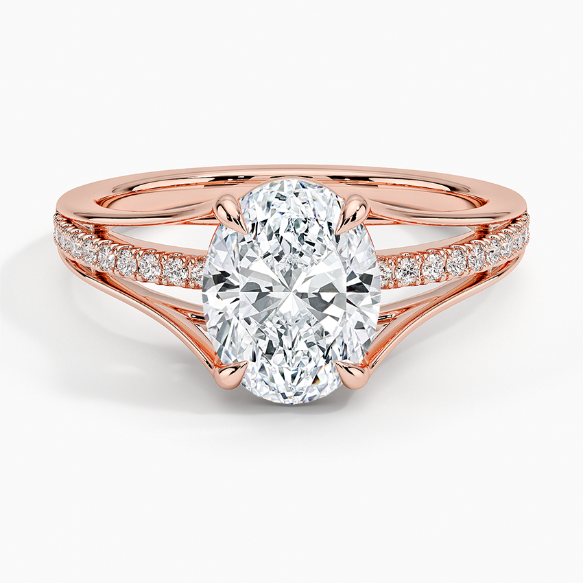 Tressa Split Shank Diamond Ring