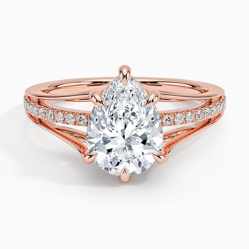 Tressa Split Shank Diamond Ring