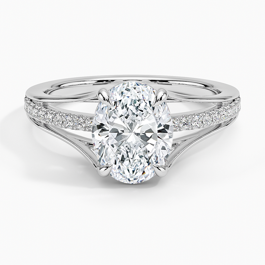 Tressa Split Shank Diamond Ring