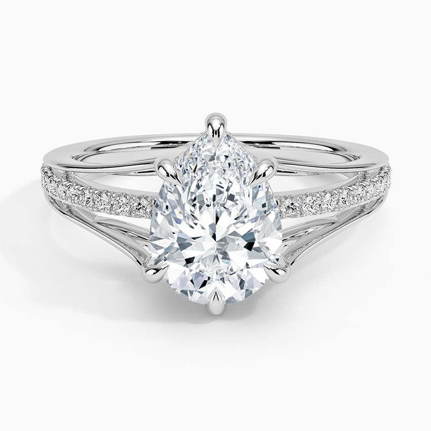 Tressa Split Shank Diamond Ring