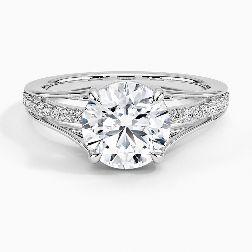 Tressa Split Shank Diamond Ring