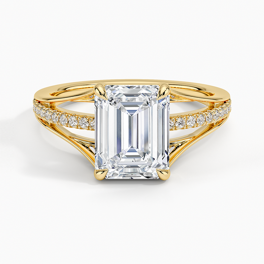 Tressa Split Shank Diamond Ring
