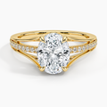 Tressa Split Shank Diamond Ring
