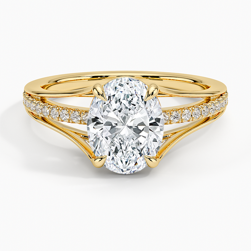 Tressa Split Shank Diamond Ring