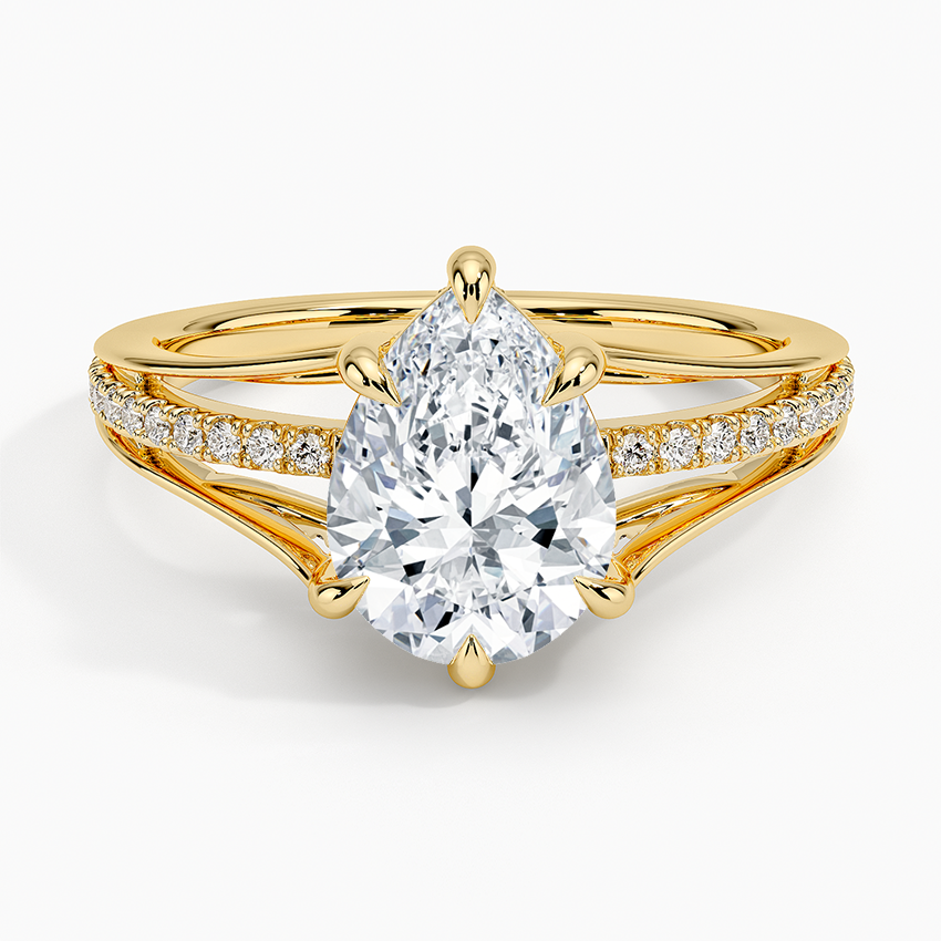 Tressa Split Shank Diamond Ring