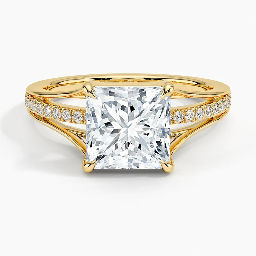 Tressa Split Shank Diamond Ring