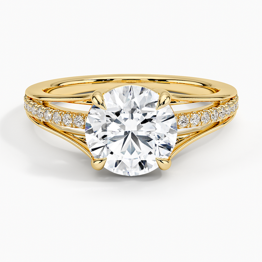 Tressa Split Shank Diamond Ring