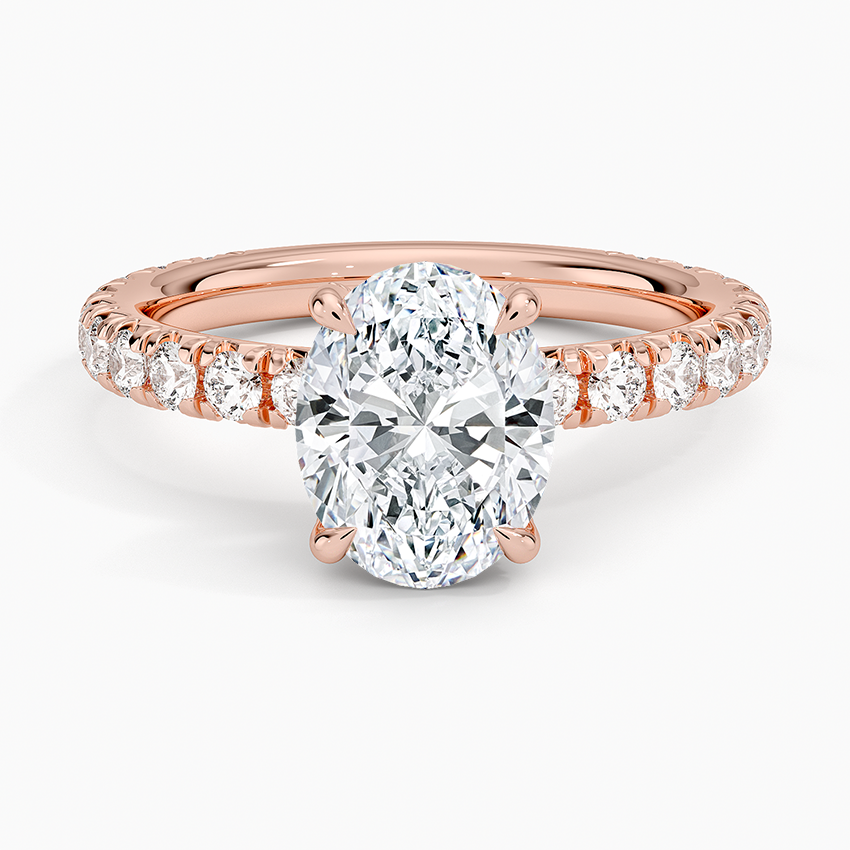 Olympia Three-Quarter Coverage Diamond Ring