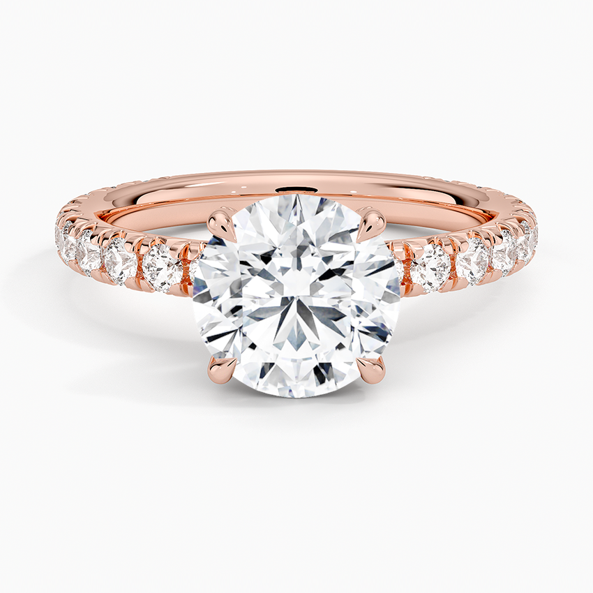 Olympia Three-Quarter Coverage Diamond Ring